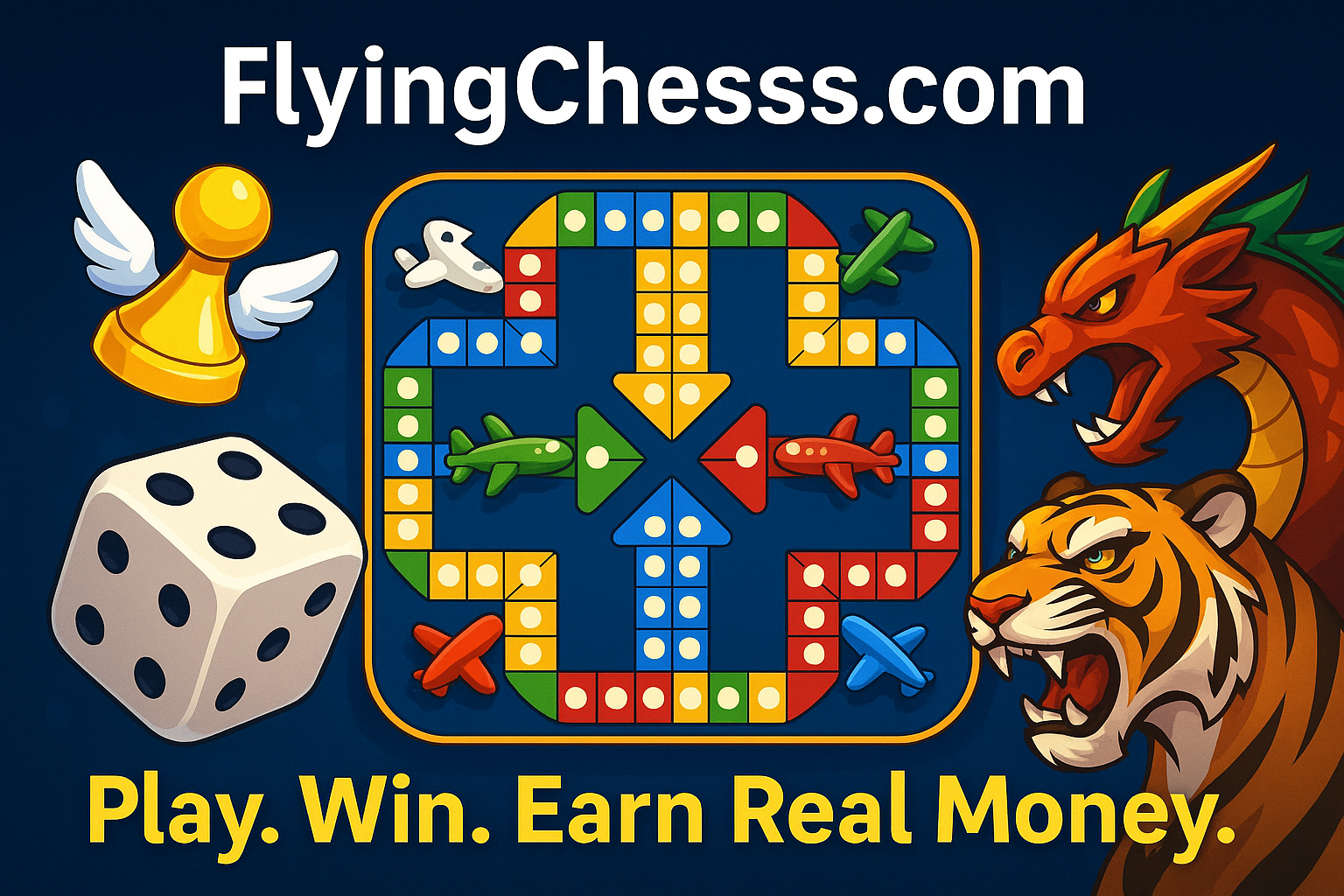 Flying Chess Game Image